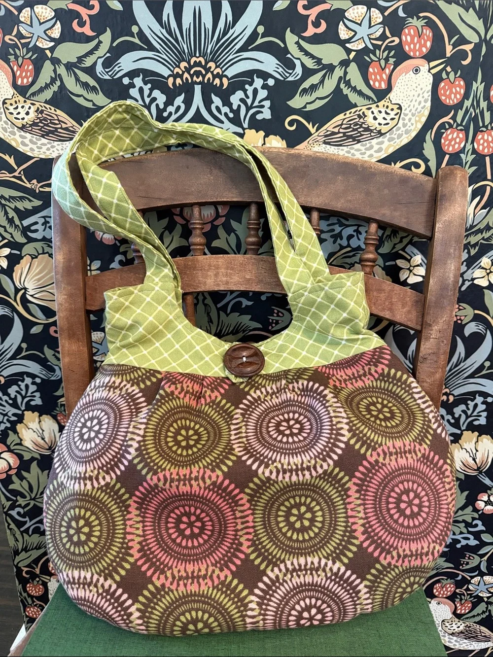 Adorable Reversible Handmade Quilted Purse